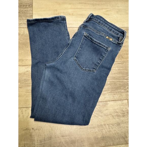 Kancan Ophelia High Rise True Straight Leg Jeans 13 / 30 Light Wash - Picture 1 of 6